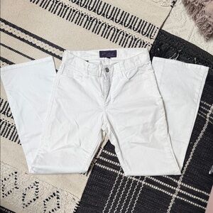 NYDJ White Denim Jeans with Purple Brand Label